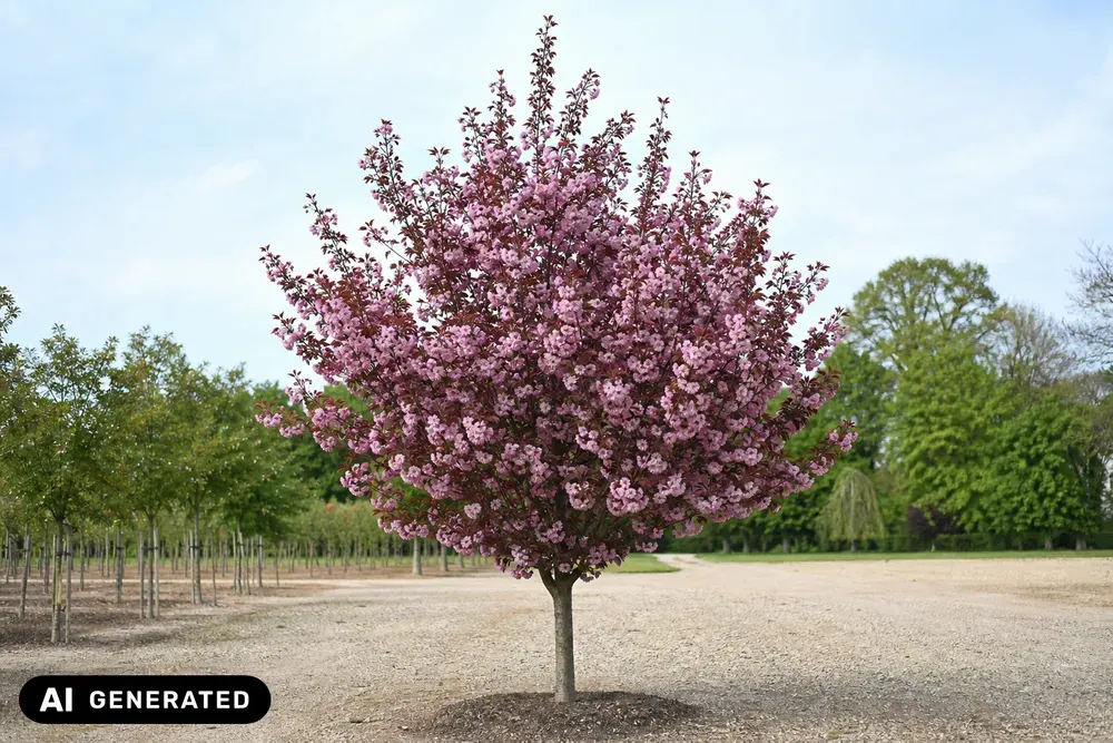 Japanische Nelkenkirsche 'Royal Burgundy' – Prunus serrulata 'Royal Burgundy'