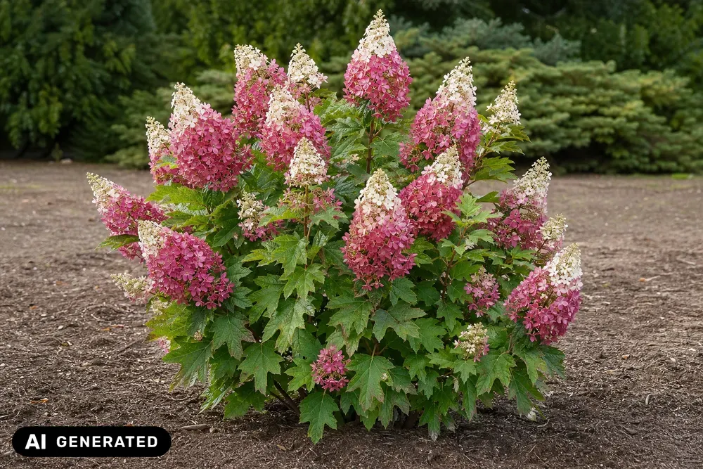 Eichenblättrige Hortensie 'Ruby Slippers' – Hydrangea quercifolia 'Ruby Slippers'