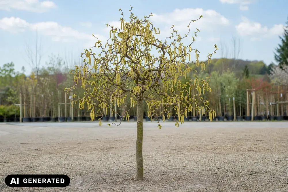 Korkenzieherhasel – Corylus avellana 'Contorta', Bild 2