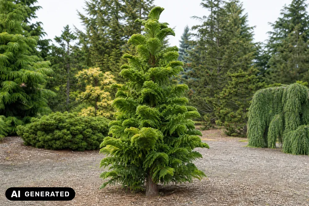 Hahnenkamm-Sicheltanne 'Cristata' – Cryptomeria japonica 'Cristata'
