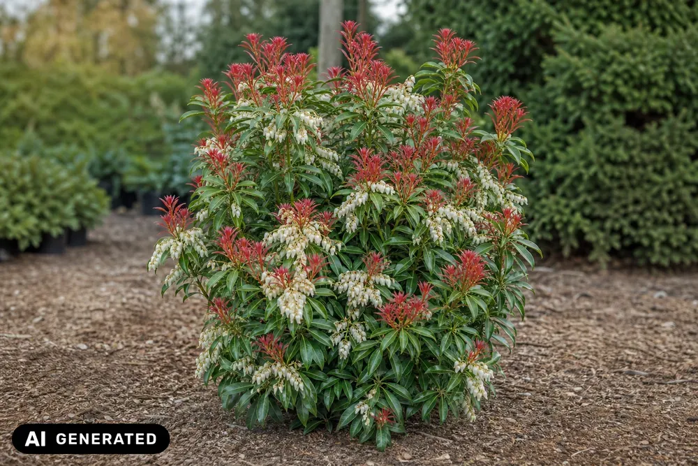 Schattenglöckchen 'Bonfire' – Pieris japonica 'Bonfire', Bild 2