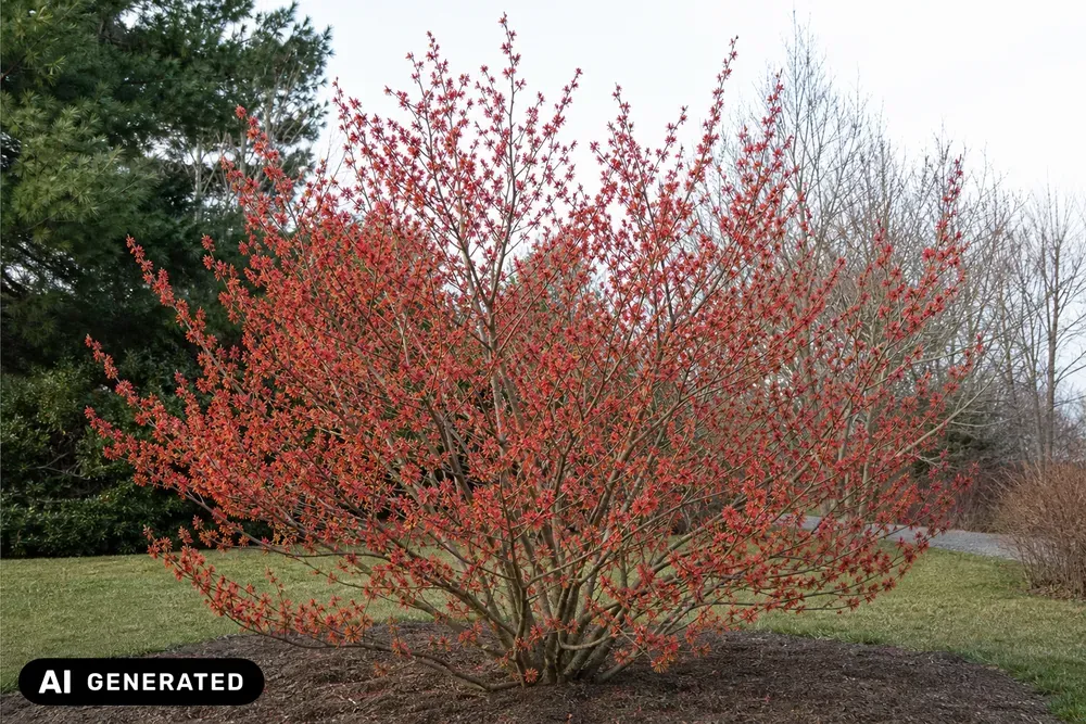 Hybrid-Zaubernuss 'Feuerzauber' – Hamamelis × intermedia 'Feuerzauber', Bild 2