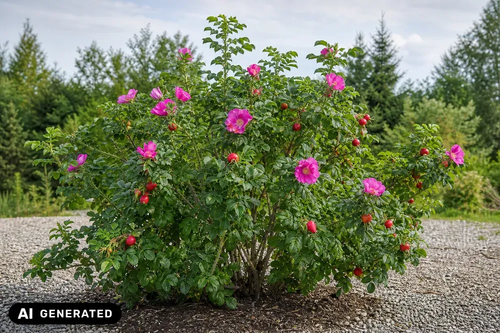 Kartoffel-Rose – Rosa rugosa