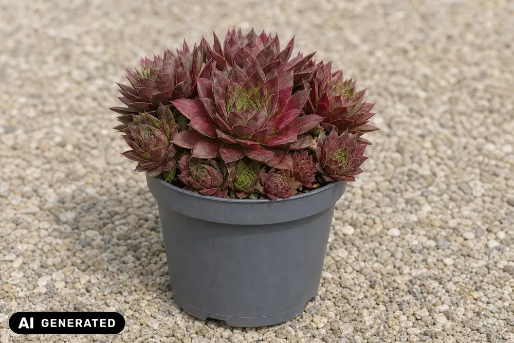 Dachwurz 'Purple Passion' – Sempervivum 'Purple Passion'