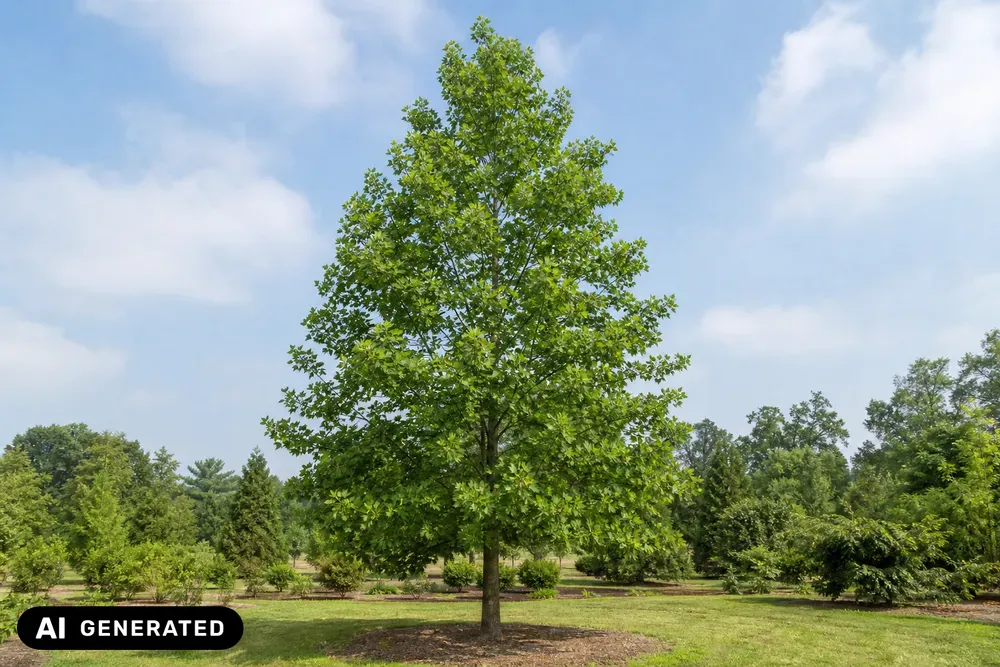Amerikanischer Tulpenbaum – Liriodendron tulipifera, Bild 2