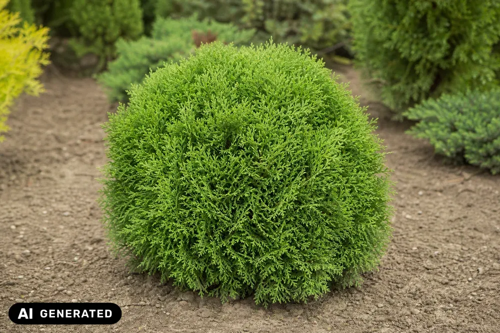 Kugel-Lebensbaum 'Danica' – Thuja occidentalis 'Danica', Bild 2