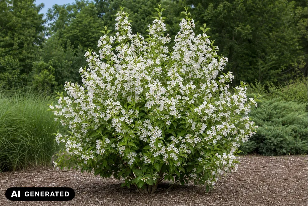 Weiße Weigelie 'Candida' – Weigela 'Candida'
