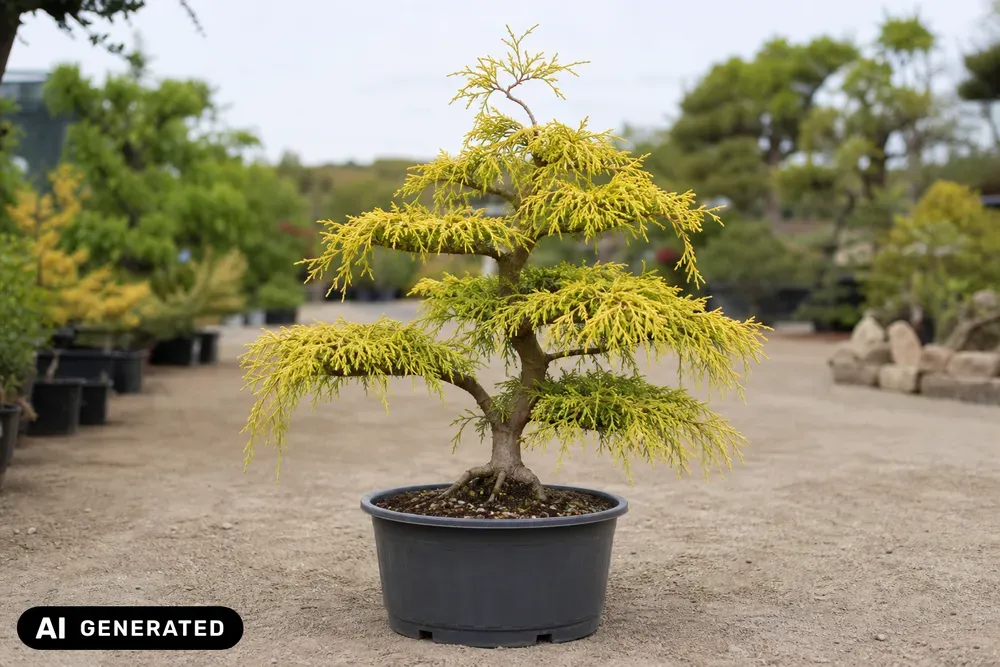 Gelbe Fadenzypresse 'Sungold' – Chamaecyparis pisifera 'Sungold', Bild 4