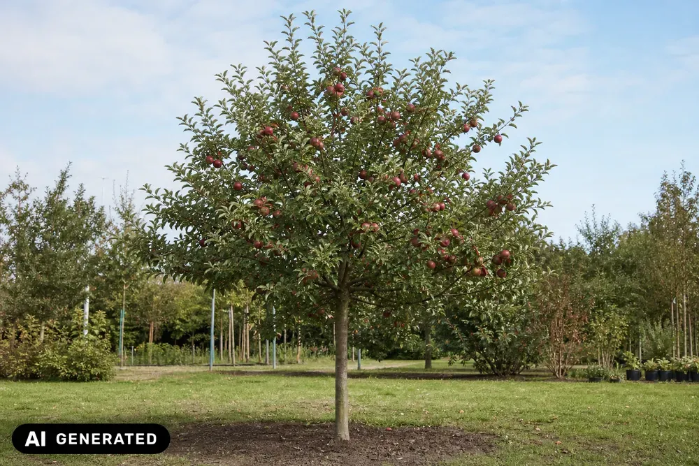Apfel 'Roter Berlepsch' – Malus domestica 'Roter Berlepsch', Bild 2