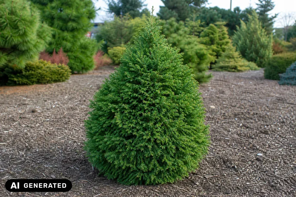 Hinoki-Scheinzypresse 'Teddy Bear' – Chamaecyparis obtusa 'Teddy Bear', Bild 3