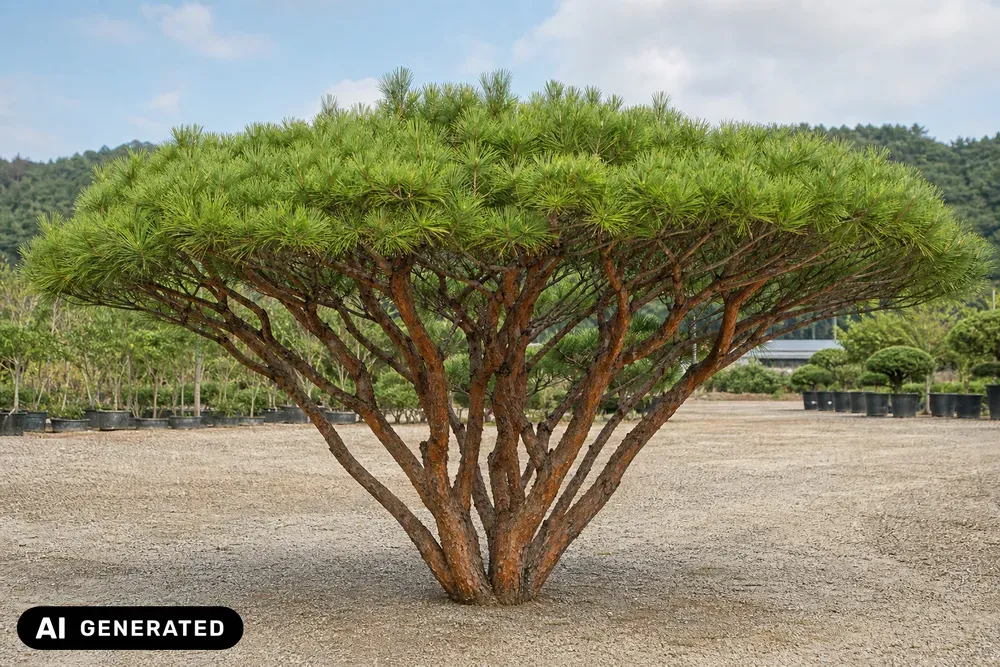 Japanische Rot-Kiefer 'Umbraculifera' – Pinus densiflora 'Umbraculifera'