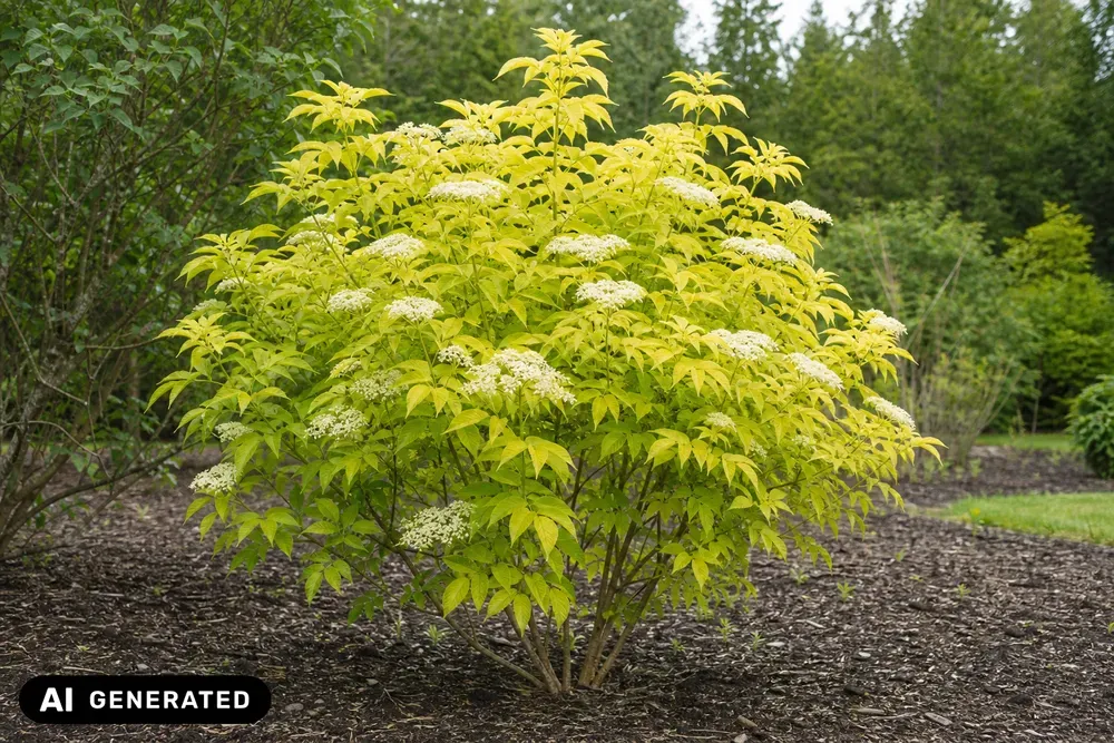Gold-Holunder 'Aurea' – Sambucus nigra 'Aurea'