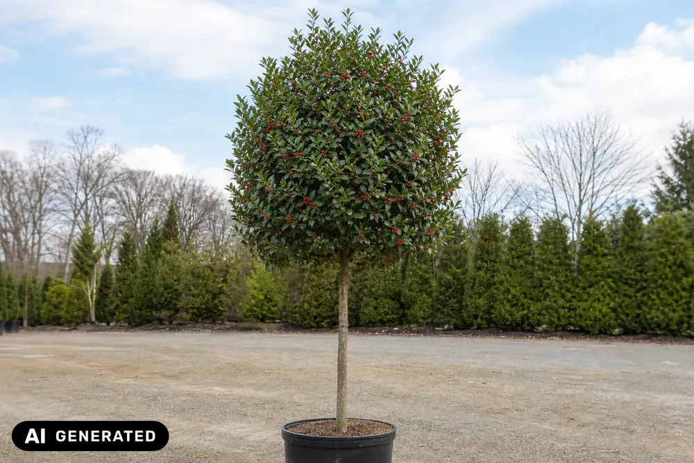 Stechpalme 'Nellie R. Stevens' – Ilex 'Nellie R. Stevens', Bild 2