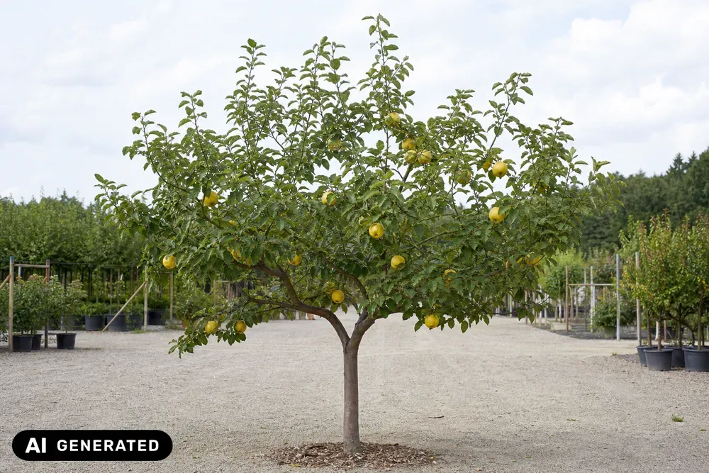 Quitte 'Konstantinopeler Apfelquitte' – Cydonia oblonga 'Konstantinopeler Apfelquitte', Bild 2