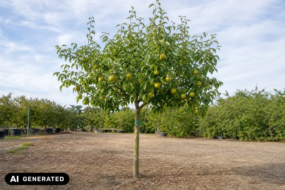 Nashi-Birne 'Nijisseiki' – Pyrus pyrifolia 'Nijisseiki', Bild 3