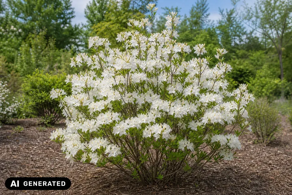 Sommergrüne Azalee 'White Melody' – Rhododendron luteum 'White Melody'