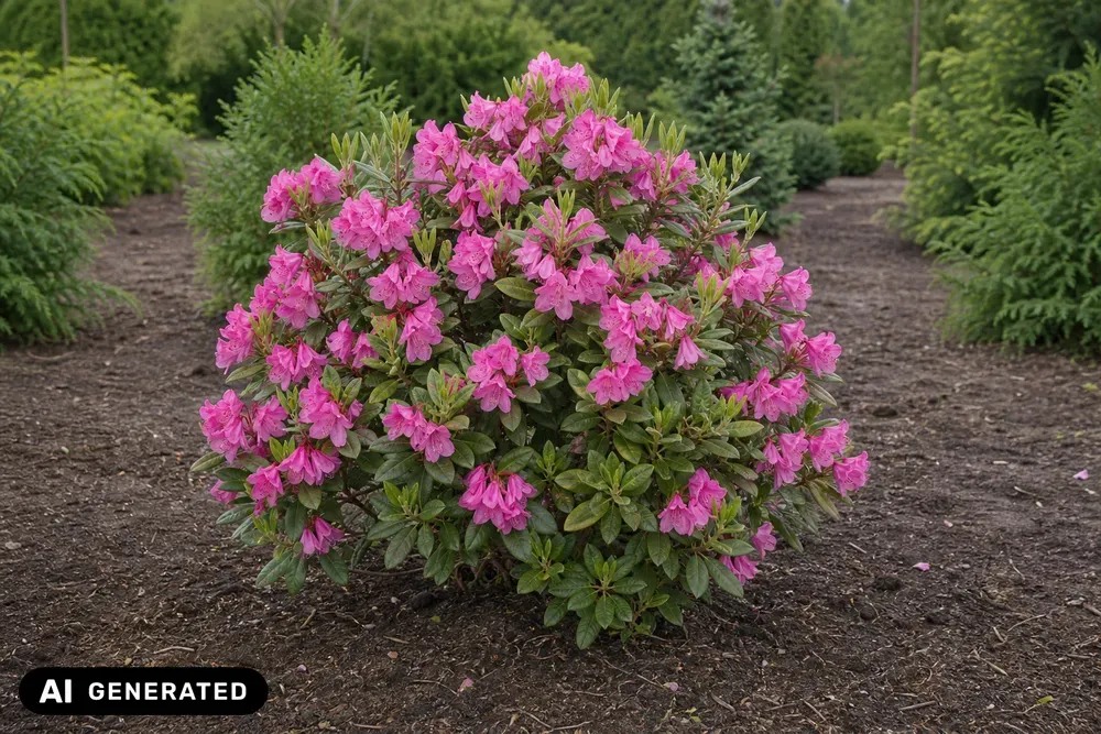 Williams-Rhododendron 'Gartendirektor Glocker' – Rhododendron williamsianum 'Gartendirektor Glocker'