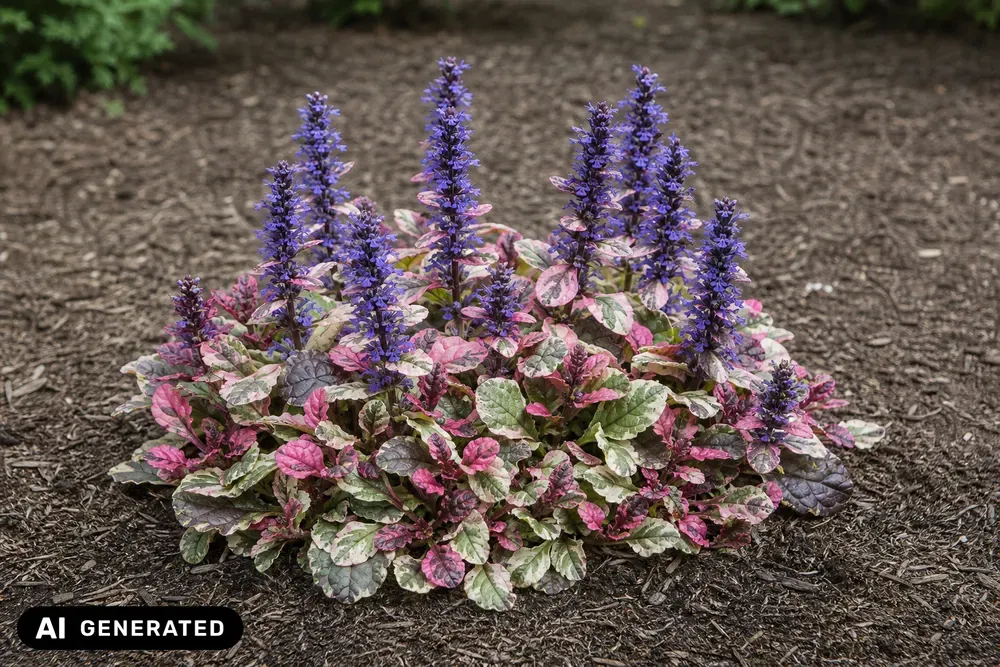 Kriechender Günsel 'Burgundy Glow' – Ajuga reptans 'Burgundy Glow'