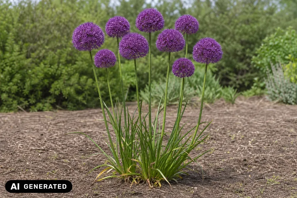 Kugel-Lauch 'Purple Sensation' – Allium aflatunense 'Purple Sensation', Bild 2