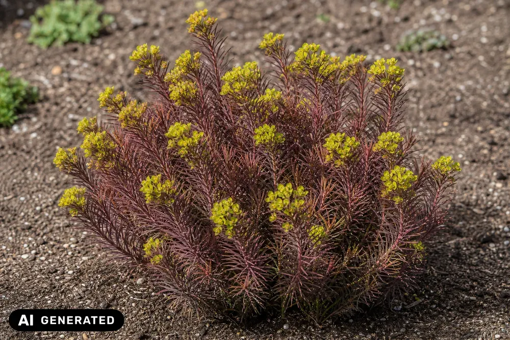 Zypressen-Wolfsmilch 'Fens Ruby' – Euphorbia cyparissias 'Fens Ruby'