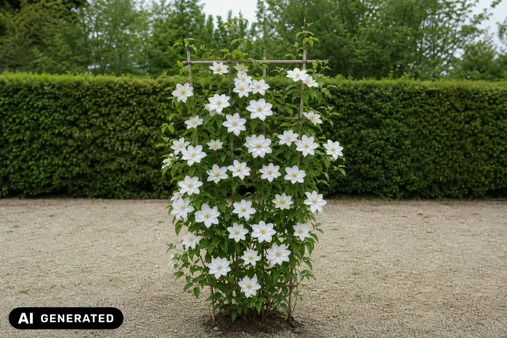 Waldrebe 'Madame Le Coultre' – Clematis 'Madame Le Coultre'