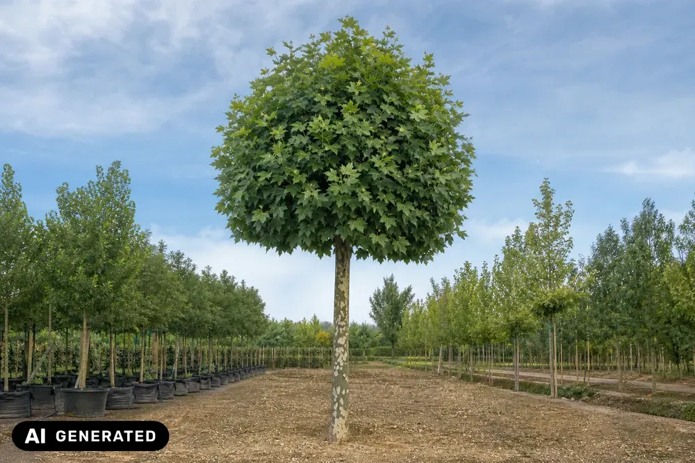 Kugel-Platane 'Alphens Globe' – Platanus hispanica 'Alphens Globe', Bild 2