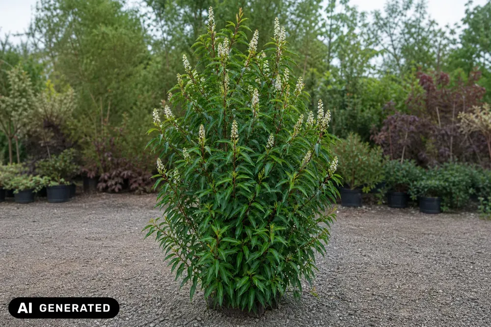 Portugiesische Lorbeerkirsche 'Angustifolia' – Prunus lusitanica 'Angustifolia', Bild 5