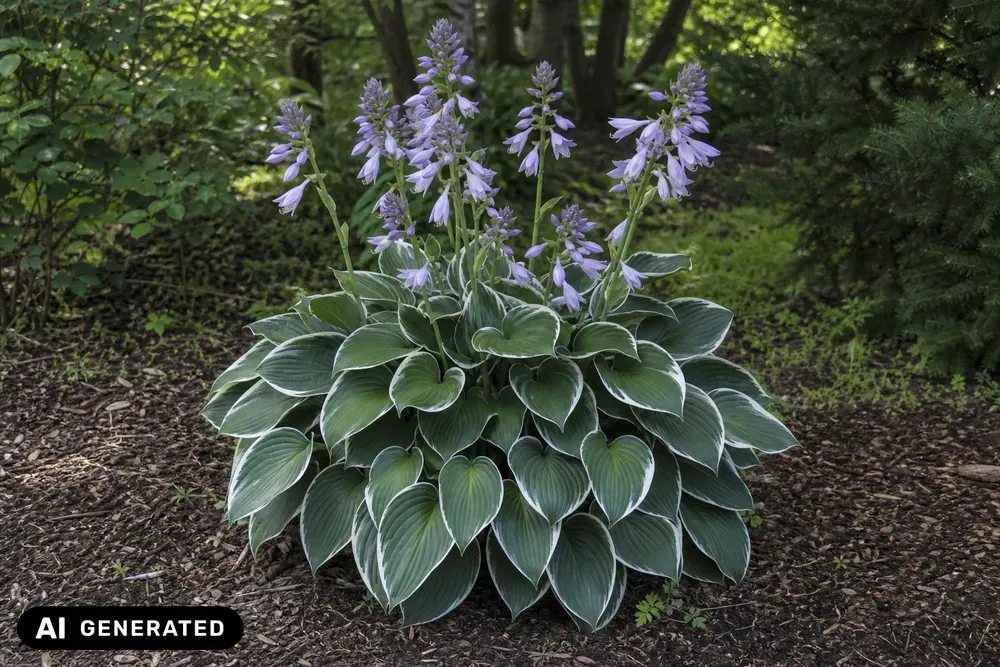 Funkie 'Francee' – Hosta × fortunei 'Francee', Bild 2