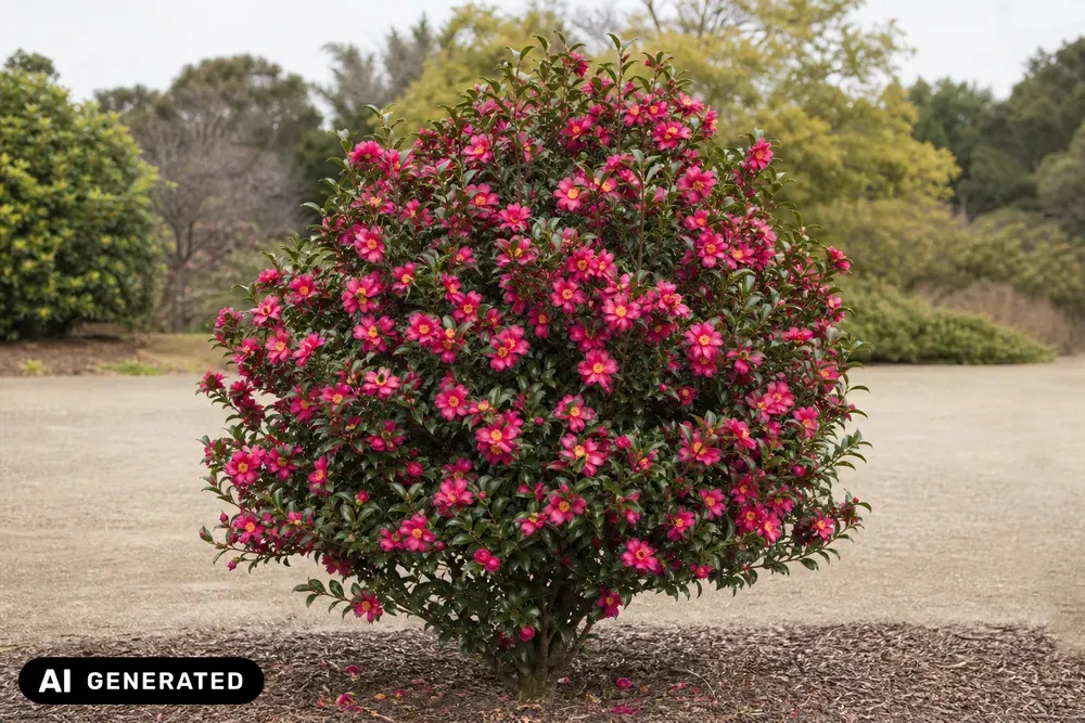 Herbst-Kamelie 'Kanjiro' – Camellia sasanqua 'Kanjiro'