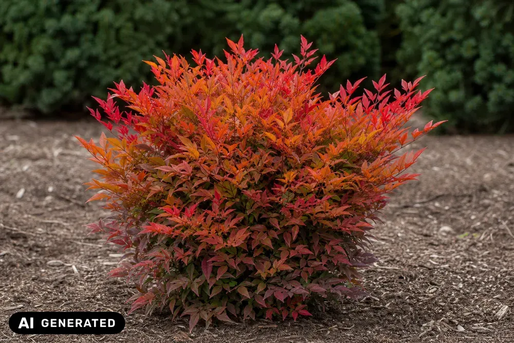 Heiliger Bambus 'Fire Power' – Nandina domestica 'Fire Power'
