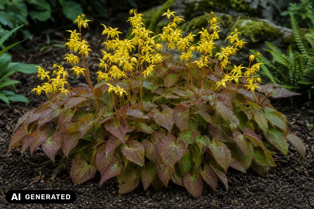 Elfenblume 'Frohnleiten' – Epimedium × perralchicum 'Frohnleiten'
