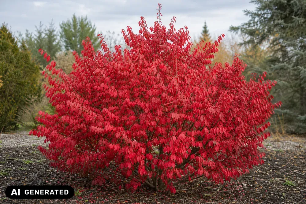 Flügel-Spindelstrauch – Euonymus alatus, Bild 5