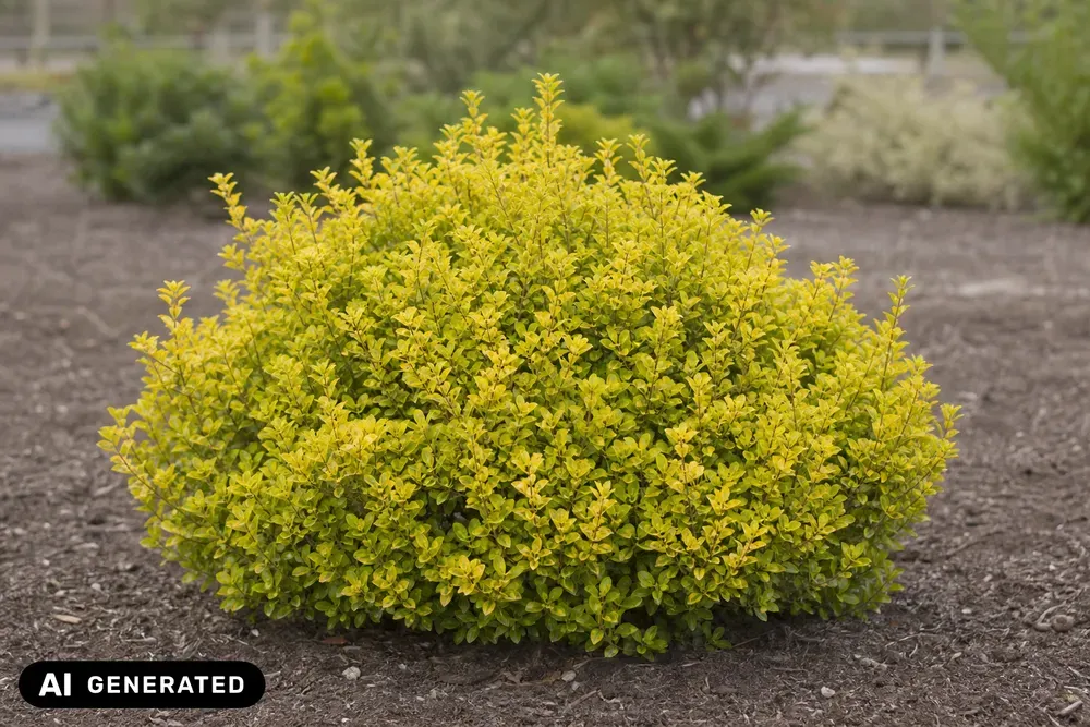 Gelber Berg-Ilex 'Golden Gem' – Ilex crenata 'Golden Gem', Bild 3