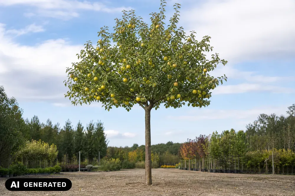 Kulturapfel 'Golden Delicious' – Malus domestica 'Golden Delicious', Bild 3