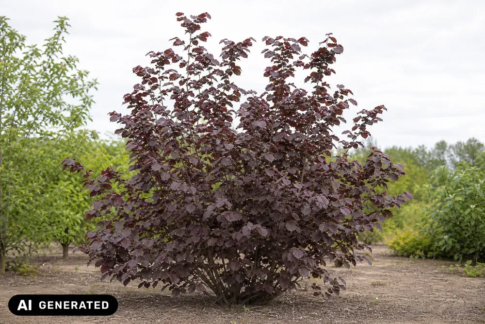 Bluthasel 'Purpurea' – Corylus maxima 'Purpurea', Bild 2