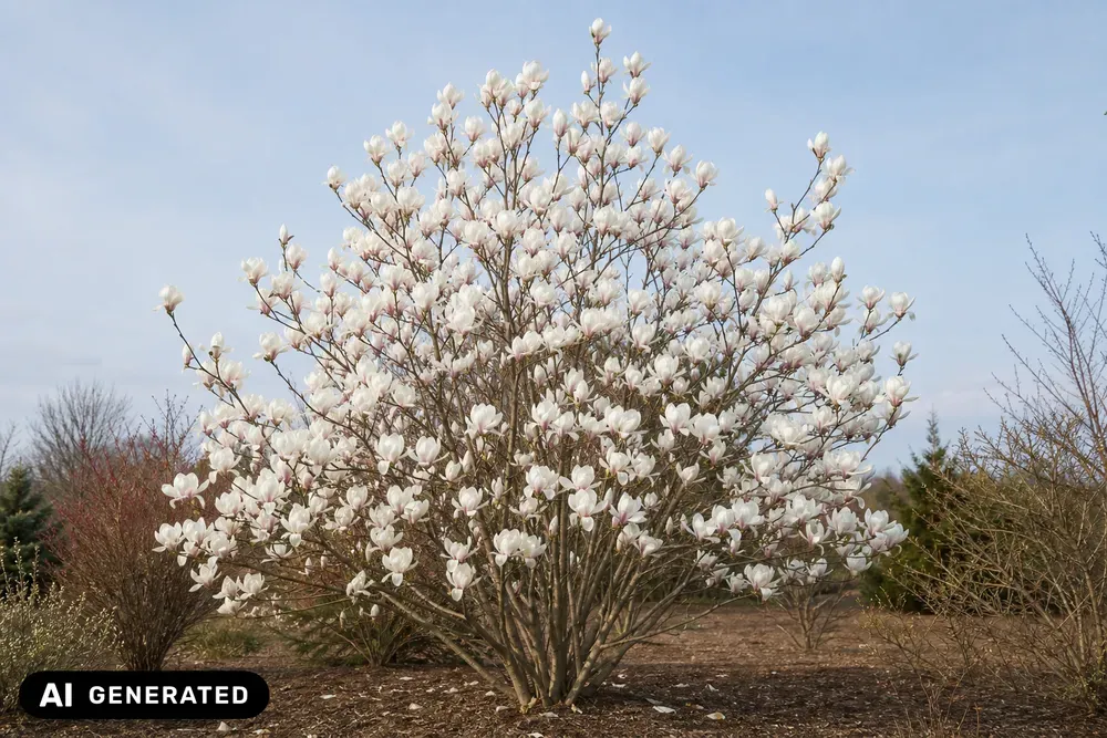 Tulpen-Magnolie 'Alba Superba' – Magnolia soulangeana 'Alba Superba'