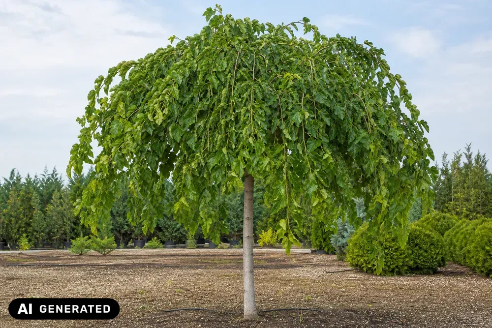 Hängender Weißer Maulbeerbaum 'Pendula' – Morus alba 'Pendula', Bild 3