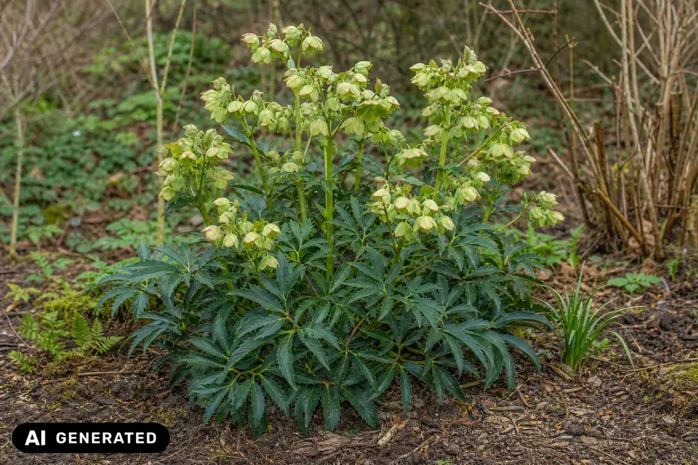 Stinkende Nieswurz – Helleborus foetidus