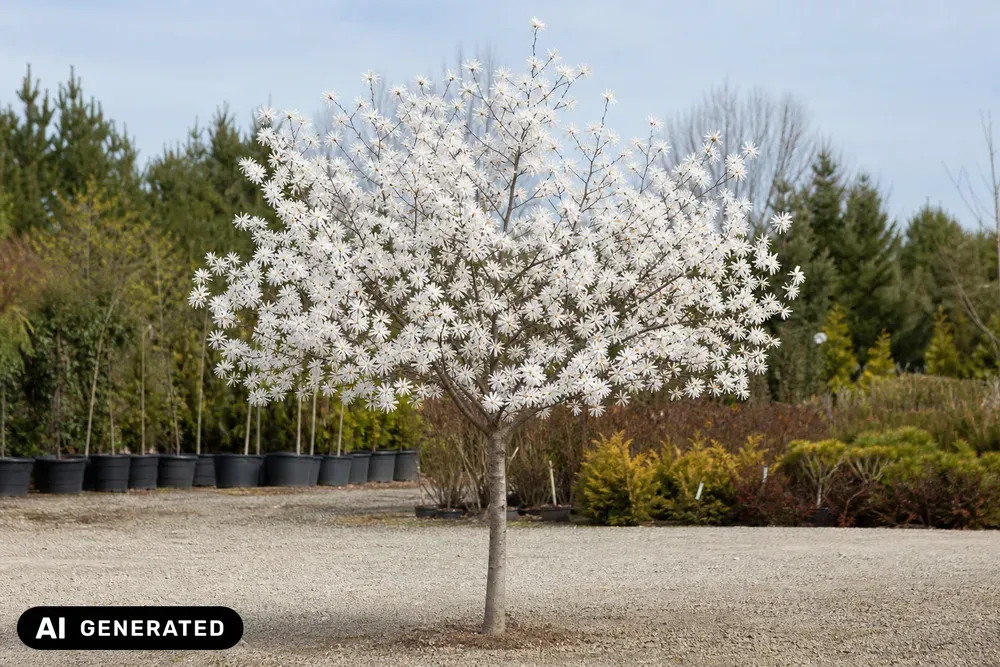 Loebners Magnolie 'Merrill' – Magnolia × loebneri 'Merrill', Bild 2