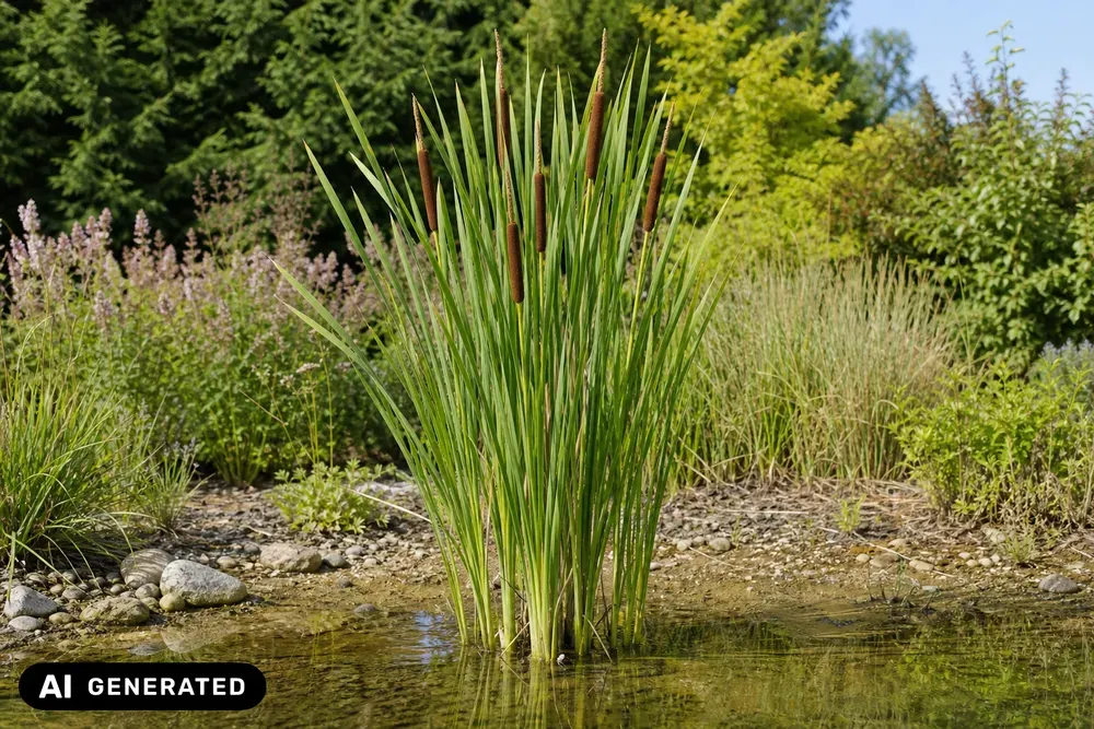 Schmalblättriger Rohrkolben – Typha angustifolia