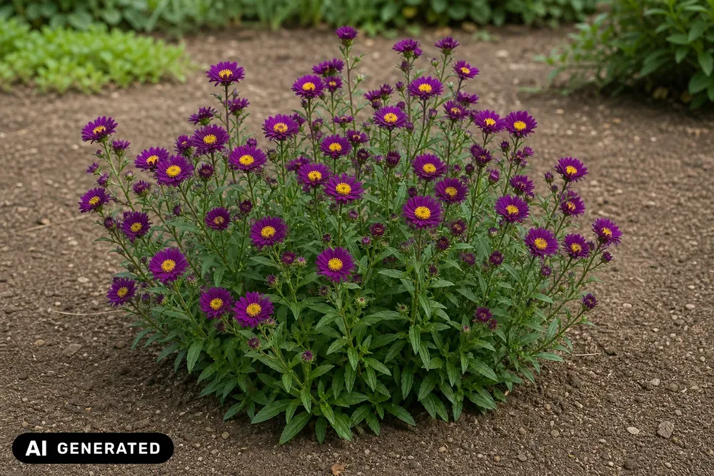 Feinstrahl 'Dunkelste Aller' – Erigeron × cultorum 'Dunkelste Aller'