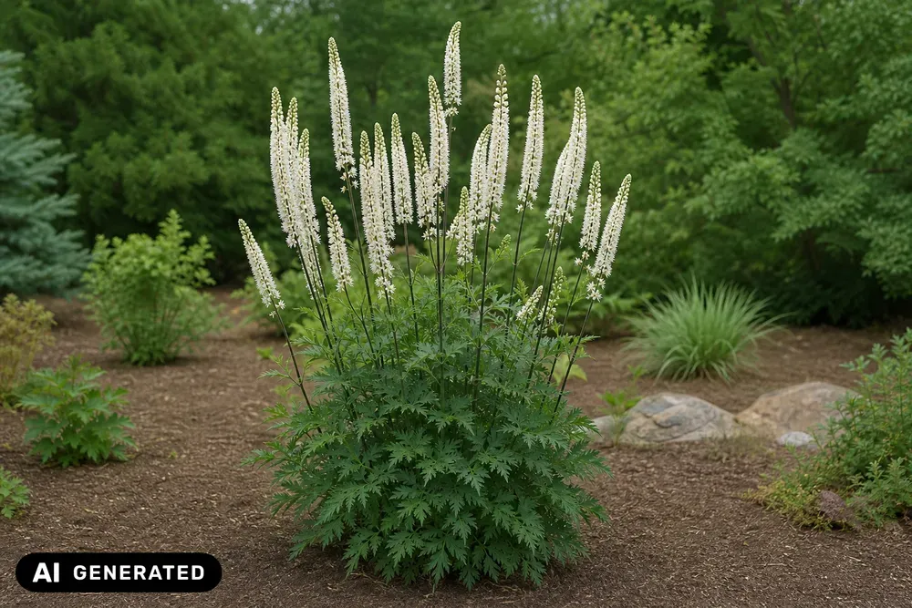 Oktober-Silberkerze 'White Pearl' – Cimicifuga simplex 'White Pearl'