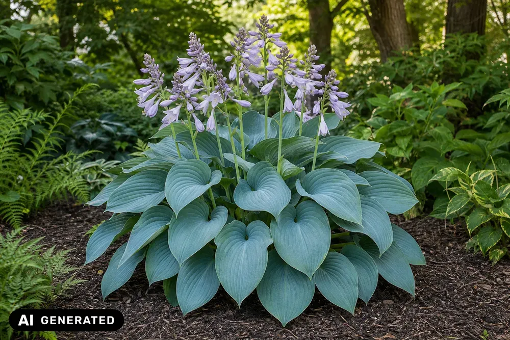 Blaublatt-Funkie 'Hyacinthina' – Hosta × fortunei 'Hyacinthina'