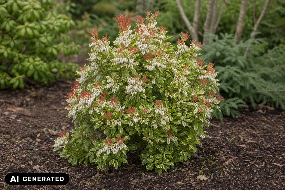 Japanische Lavendelheide 'Little Heath' – Pieris japonica 'Little Heath', Bild 3