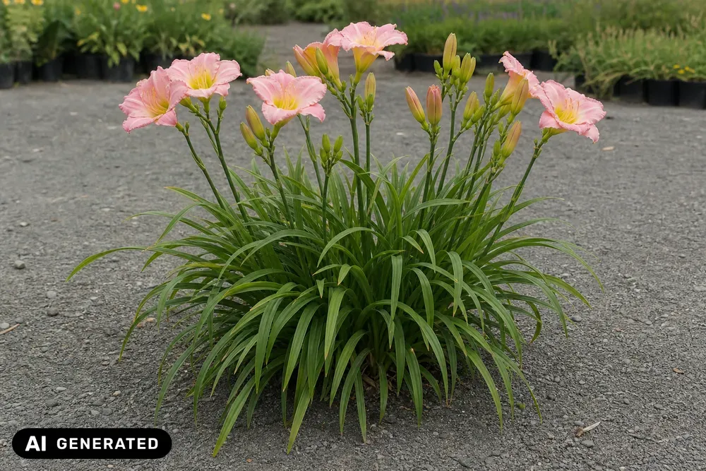 Garten-Taglilie 'Pink Damask' – Hemerocallis × cultorum 'Pink Damask'