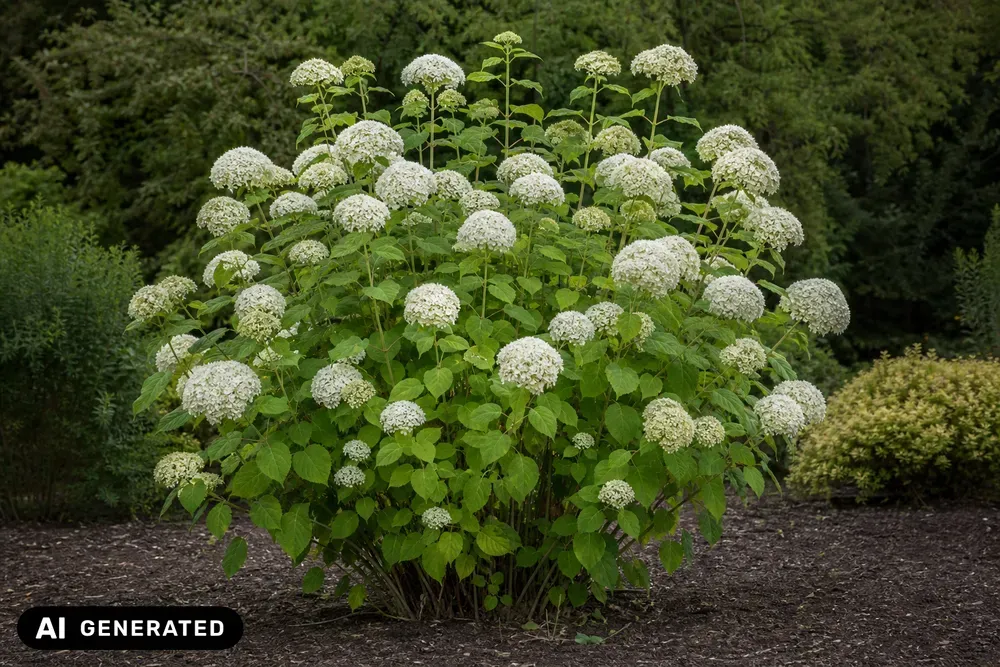 Ballhortensie 'Strong Annabelle' – Hydrangea arborescens 'Strong Annabelle', Bild 3