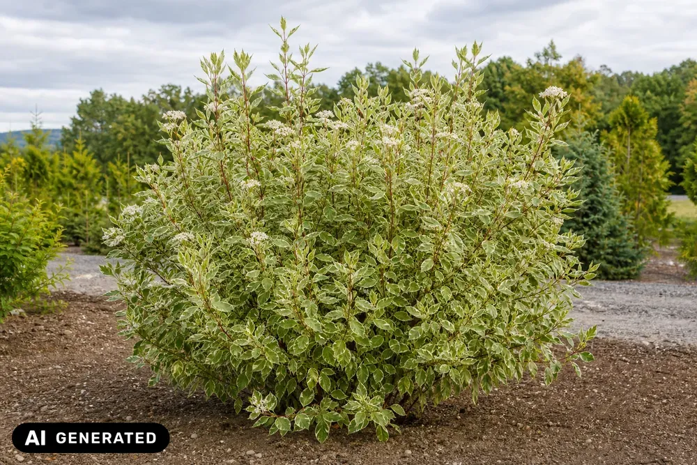 Weißbunter Hartriegel 'Elegantissima' – Cornus alba 'Elegantissima', Bild 3