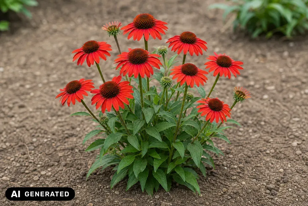 Purpur-Sonnenhut 'Sombrero Salsa Red' – Echinacea purpurea 'Sombrero Salsa Red'