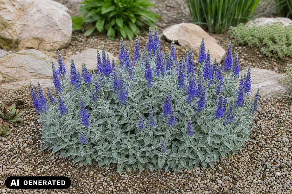 Silber-Ehrenpreis 'Silberteppich' – Veronica spicata subsp. incana 'Silberteppich'