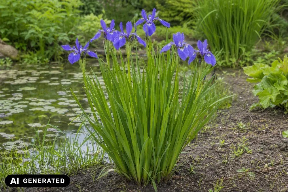 Japanische Sumpf-Schwertlilie – Iris laevigata